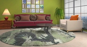 Interior green carpet Dubai